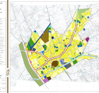 طرح جامع شهر اسفرورین - کاربری اراضی پیشنهادی