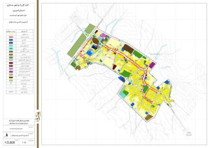 طرح جامع شهر خرمدشت - نقشه کاربری اراضی پیشنهادی