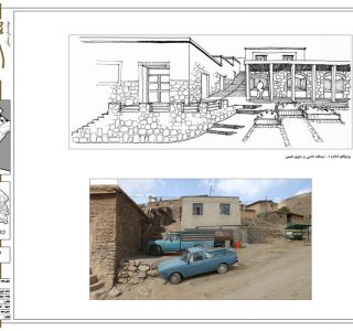 طرح بهسازی روستای حیدره دارالامام - نقشه طراحی مرکز محله روستا