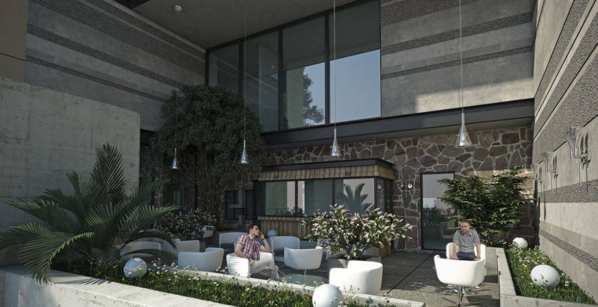 طراحی معماری فرهنگسرای تهرانسر - طرح سه بعدی