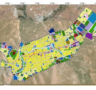 طرح جامع شهر نورآباد - نقشه کاربری اراضی پیشنهادی