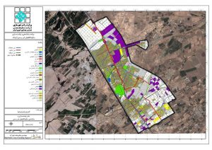 طرح ساماندهی سکونتگاه‌های غیررسمی و توانمند سازی اجتماعات با تاکید بر بهسازی شهری، شهر قرچک - نقشه کاربری اراضی وضع موجود