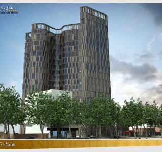 طراحی هتل 5 ستاره تهران - پرسپکتیو طرح