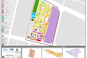 نقشه کاربری های وضع موجود محله چیتگر شمالی – دفتر توسعه محله ای