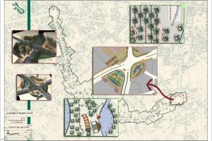 طراحی شهری خیابان طالقانی بم
